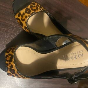 - Animal print shoes worn once great quality